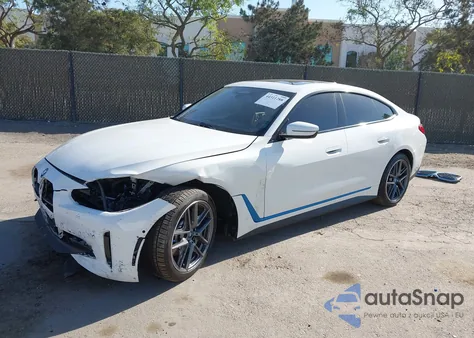 2024 BMW I4 Gran Coupe Edrive40 z USA, uszkodzony, nr VIN WBY73AW04RFS36100